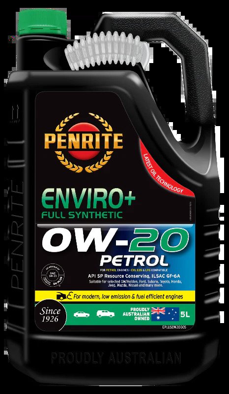 Enviro+ 0W-20 — actual stock on our shelf