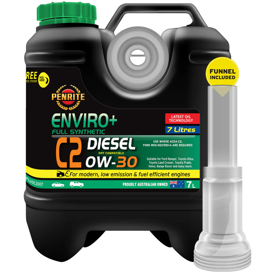 Penrite Enviro+ C2 0W-30 Synthetic Engine Oil 7L
