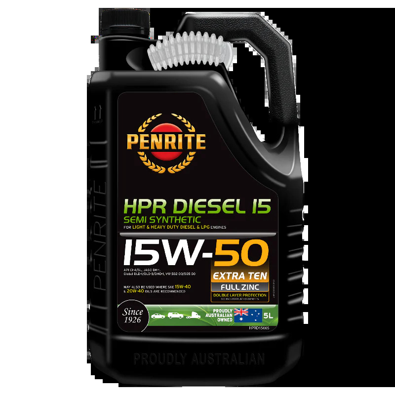 HPR Diesel 15 15W-50 — actual stock on our shelf