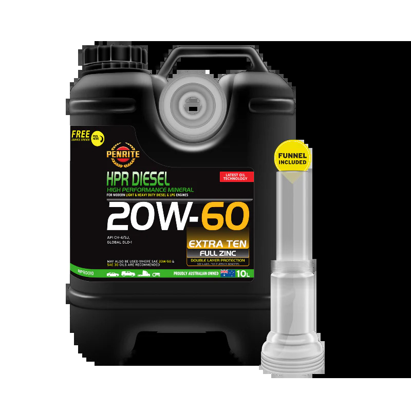 HPR Diesel 20W-60 — actual stock on our shelf