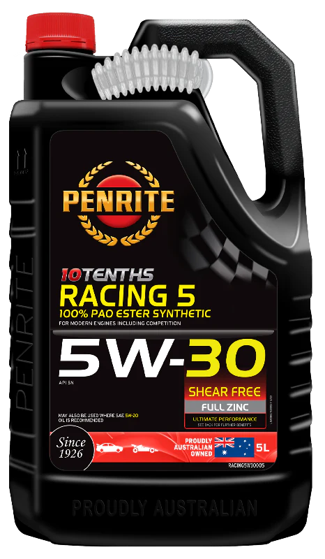 Penrite 10 Tenths Racing 5W-30 engine oil 5L